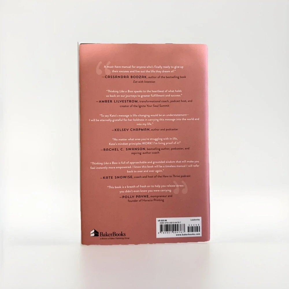 Thinking Like a Boss : Uncover and Overcome the Lies Holding You Back Book NEW